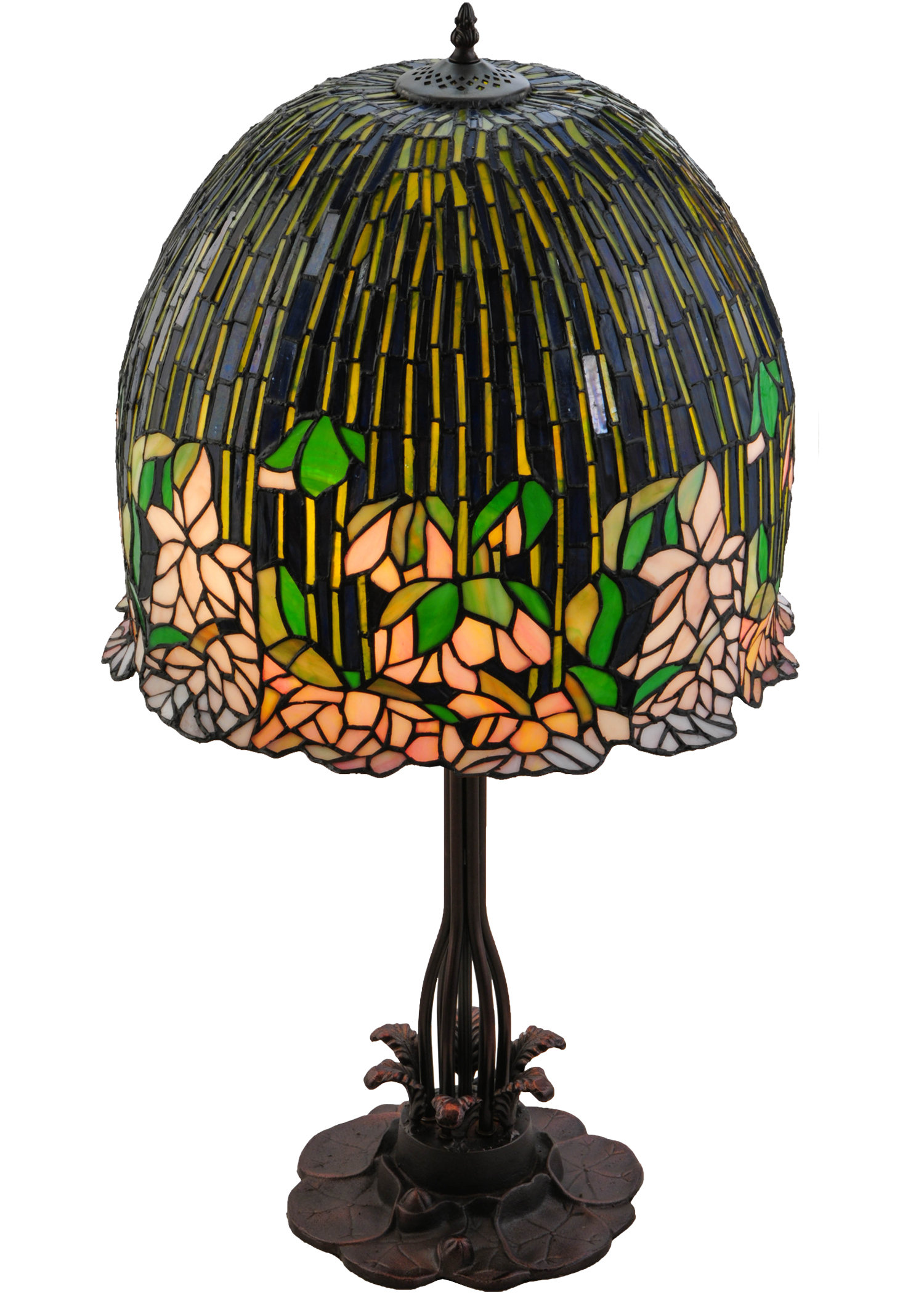 Meyda Lighting Tiffany Flowering Lotus 32 Table Lamp Wayfair